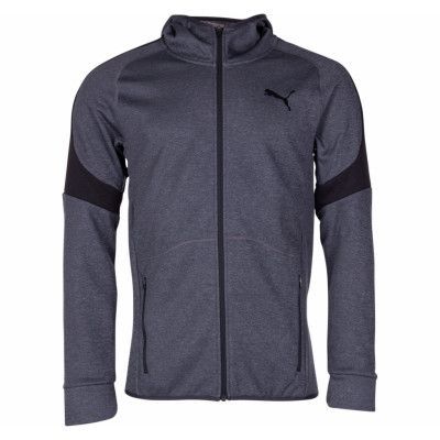 Evostripe Warm Fz Hoody, Dark Gray Heather, M,  Puma