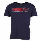 Fun Puma Graphic Tee, New Navy, M,  Puma