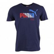 Fun Puma Graphic Tee, Peacoat, L,  Puma