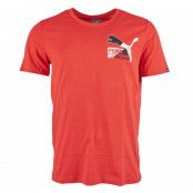 Fun Puma Graphic Tee, Puma Red, L,  Puma