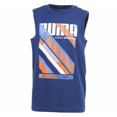 Fun Td Graphic Sl Tee B, Blue, 152,  Puma