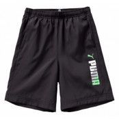 Fun Td Graphic Woven Bermuda B, Blk/Green, 140, Puma