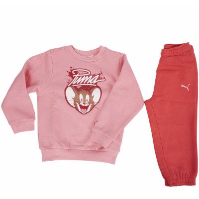 Fun Tom & Jerry Crew Jogger, Flamingo P, 98,  Puma