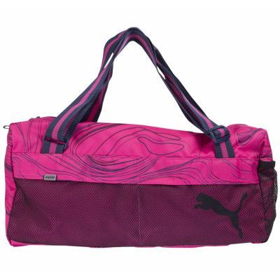 Fundamentals Sports Bag Ii, Fuchsia Purple-Allover Lines, One Size,  Puma