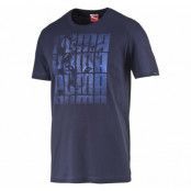 Hiding Cat Tee, Peacoat, S,  Puma