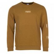 Holiday Pack Crew Sweat Fl, Moss Green, L,  Puma