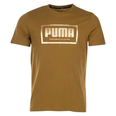 Holiday Pack Graphic Tee, Moss Green, M,  Puma