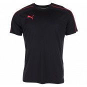 It Evotrg Training Tee, Puma Black-Red Blast, L,  Puma