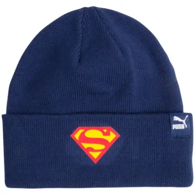 Justice League Beanie, Blue Depths-Superman, Onesize Youth,  Puma