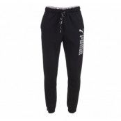 Logo Pants, Fleece, Closed, Black, L,  Puma