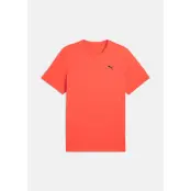 M Tad Essentials Solid Cat Tee, Glowing Red, S, Tränings-T-Shirts