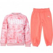 Minicats Aop Crew Jogger Fl, Bridal Rose Aop, 104,  Puma