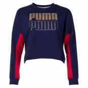 Modern Sport Crew Sweat, Peacoat-Gold, L,  Puma