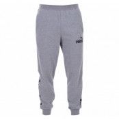 Power Rebel Sweat Pants, Medium Gray Heather, L,  Puma