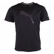 Pt Ess Dry Branded Tee, Blk/Perisc, Xs,  Puma