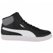 Puma 1948 Mid Fur, Puma Black-Puma White-Silver, 36