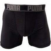 Puma Active Boxer 2p Packed, Black/Red, L,  Puma