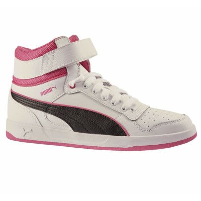 Puma Liza Mid Jr, White/Blac, 36