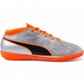 Puma One 4 Syn It Jr, Puma Silver-Shocking Orange-Pu, 13.5,  Puma