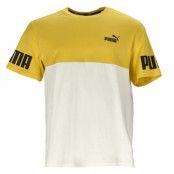 Puma Power Colorblock Tee, Bamboo, 2xl,  T-Shirts