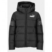 Puma Power Down Hooded Puffer, Puma Black, 140,  Vinterjackor