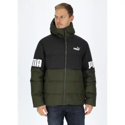 Puma Power Hooded Down Puffer, Forest Night, 2xl,  Vinterjackor