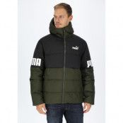 Puma Power Hooded Down Puffer, Forest Night, S, Vinterjackor