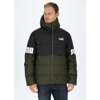 Puma Power Hooded Down Puffer, Forest Night, Xl,  Vinterjackor