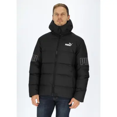 Puma Power Hooded Down Puffer, Puma Black, S,  Vinterjackor