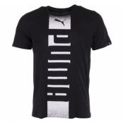 Puma Rebel Tee, Cotton Black, M,  Puma