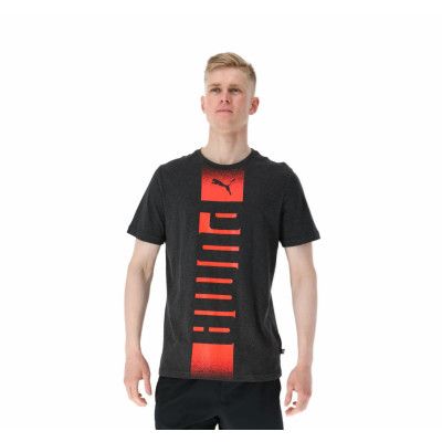 Puma Rebel Tee, Dark Gray Heather, Xl,  T-Shirts