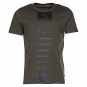 Puma Rebel Tee, Forest Night, L,  Puma