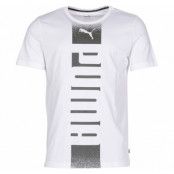 Puma Rebel Tee, White Forest Night, Xl,  Puma