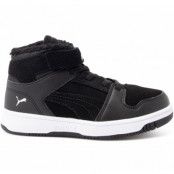 Puma Rebound Layup Fur Sd V Ps, Puma Black-Puma White, 29