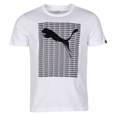 Puma Repeat Tee, Puma White, L,  Puma