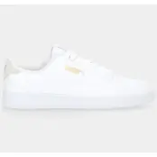 Puma Shuffle Jr, Puma White-Puma White-Gray Vio, 37