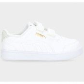 Puma Shuffle V Inf, Puma White-Puma White-Gray Vio, 19