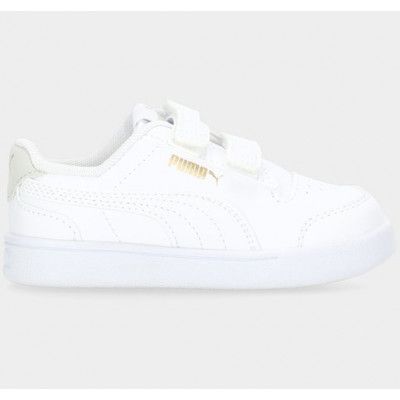 Puma Shuffle V Inf, Puma White-Puma White-Gray Vio, 19