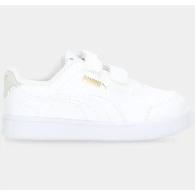 Puma Shuffle V Inf, Puma White-Puma White-Gray Vio, 23