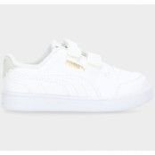 Puma Shuffle V Ps, Puma White-Puma White-Gray Vio, 11c,  Trendiga Sneakers