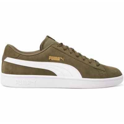 Puma Smash V2, Burnt Olive-Puma White-Puma Te, 47