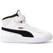 Puma Smash V2 Mid L Fur V Ps, Puma White-Puma Black, 35