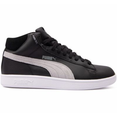 Puma Smash V2 Mid Puretex Jr, Puma Black-Quarry-Puma White, 36