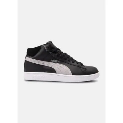 Puma Smash V2 Mid Puretex Jr, Puma Black-Quarry-Puma White, 36