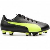 Puma Spirit Fg Jr, Puma Black-Fizzy Yellow-Castor, 28