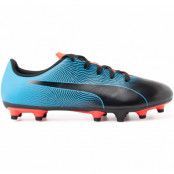 Puma Spirit Ii Fg Jr, Puma Black-Bleu Azur-Red Blast, 28