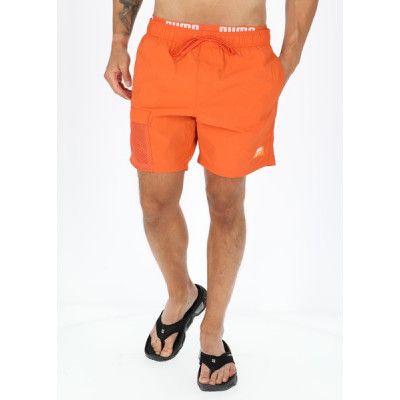 Puma Swim Men Utility Mid Shor, Chili Powder, Xl,  Badkläder