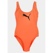 Puma Swim Women Swimsuit 1p, Peach, Xl,  Baddräkter