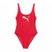 Puma Swim Women Swimsuit 1p, Red, L,  Baddräkter