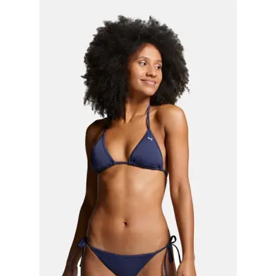 Puma Swim Women Triangle Bikin, Navy, Xs,  Bikinis